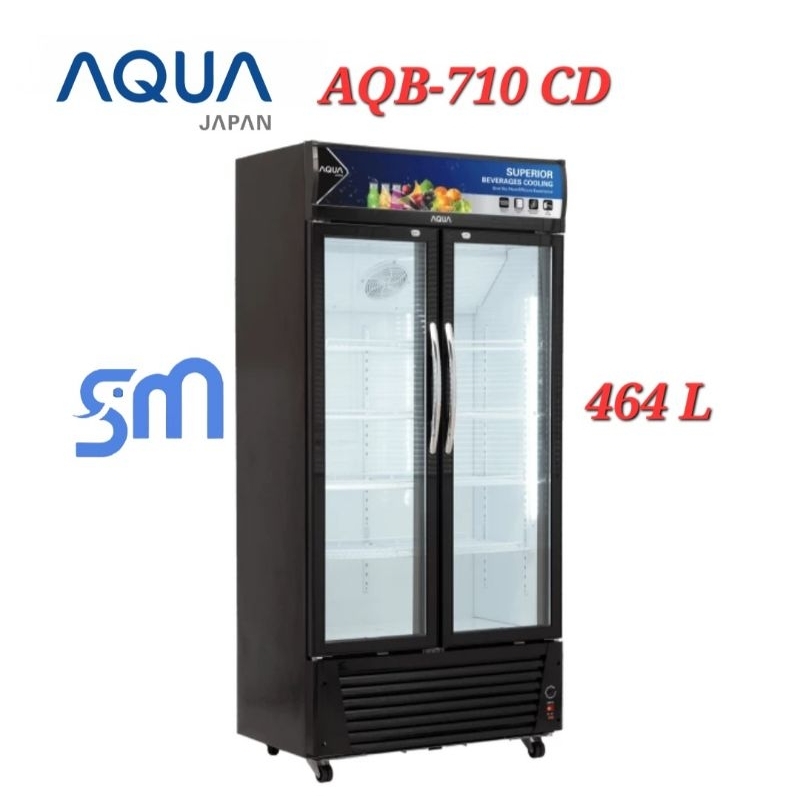 Showcase AQUA AQB-710CD Display Cooler Multidoor 464 Liter AQB710CD 710 CD