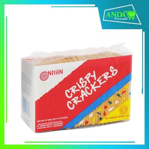 

ANDA Nissin Crackers Crispy 250gr