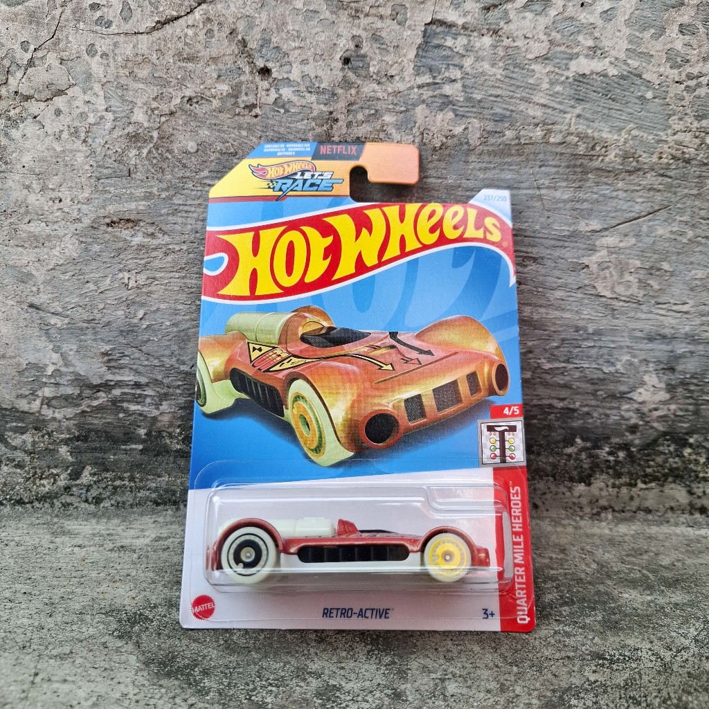 Hot Wheels Retro-Active Glow In The Dark