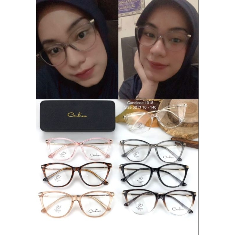 Kacamata Frame Wanita Cat Eye CN 1018