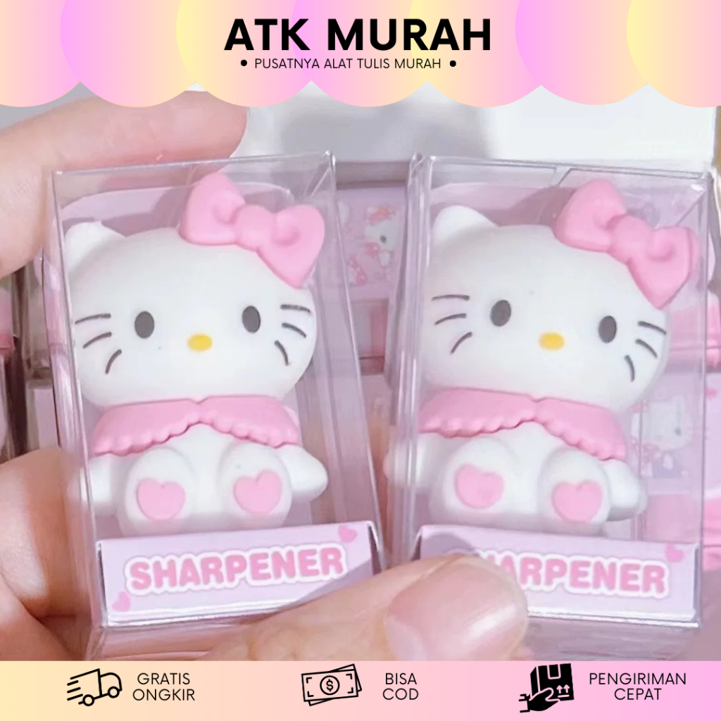 

PENGHAPUS DAN RAUTAN MINIATUR HELLO KITTY ER-1221 PENCIL ERASER ALAT TULIS SEKOLAH LUCU MURAH TERJANGKAU