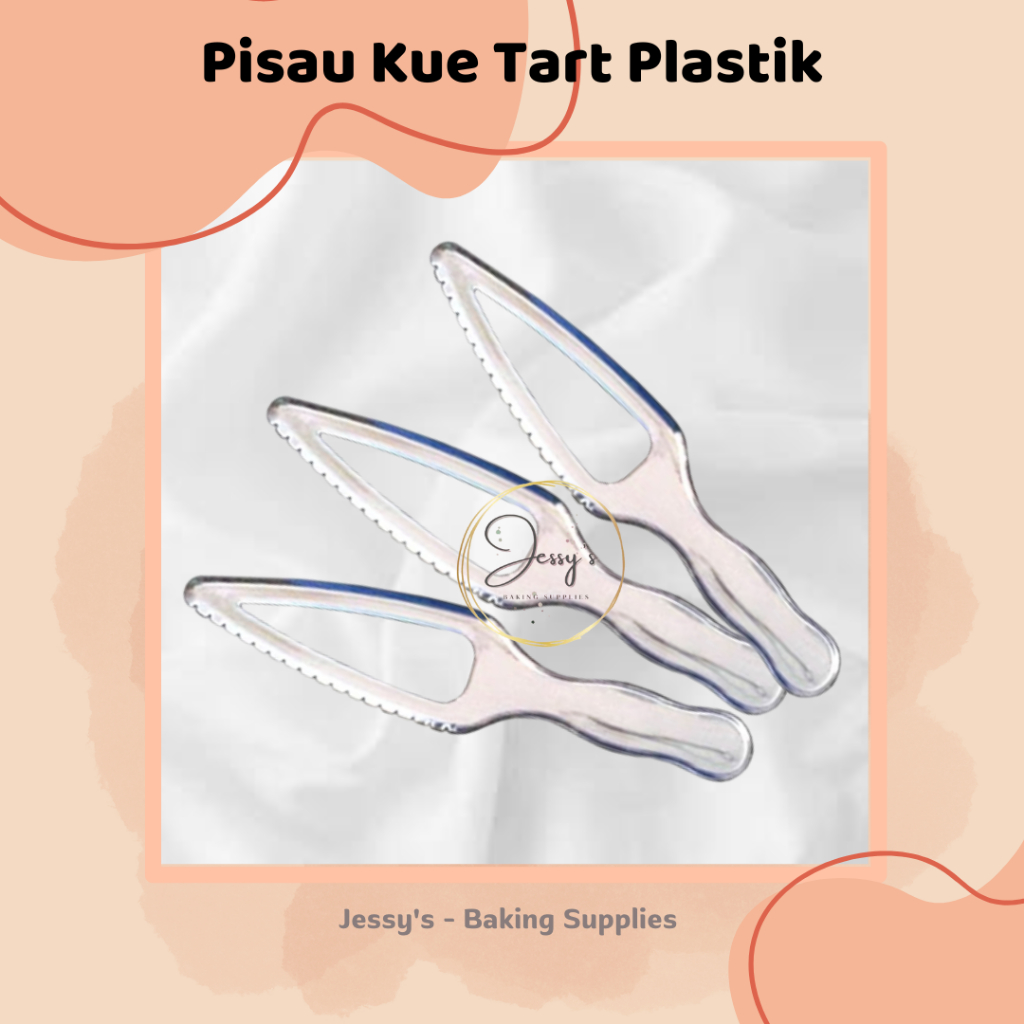 Pisau Kue Plastik, Pisau Kue Tart Plastik, Pisau Tart Plastik