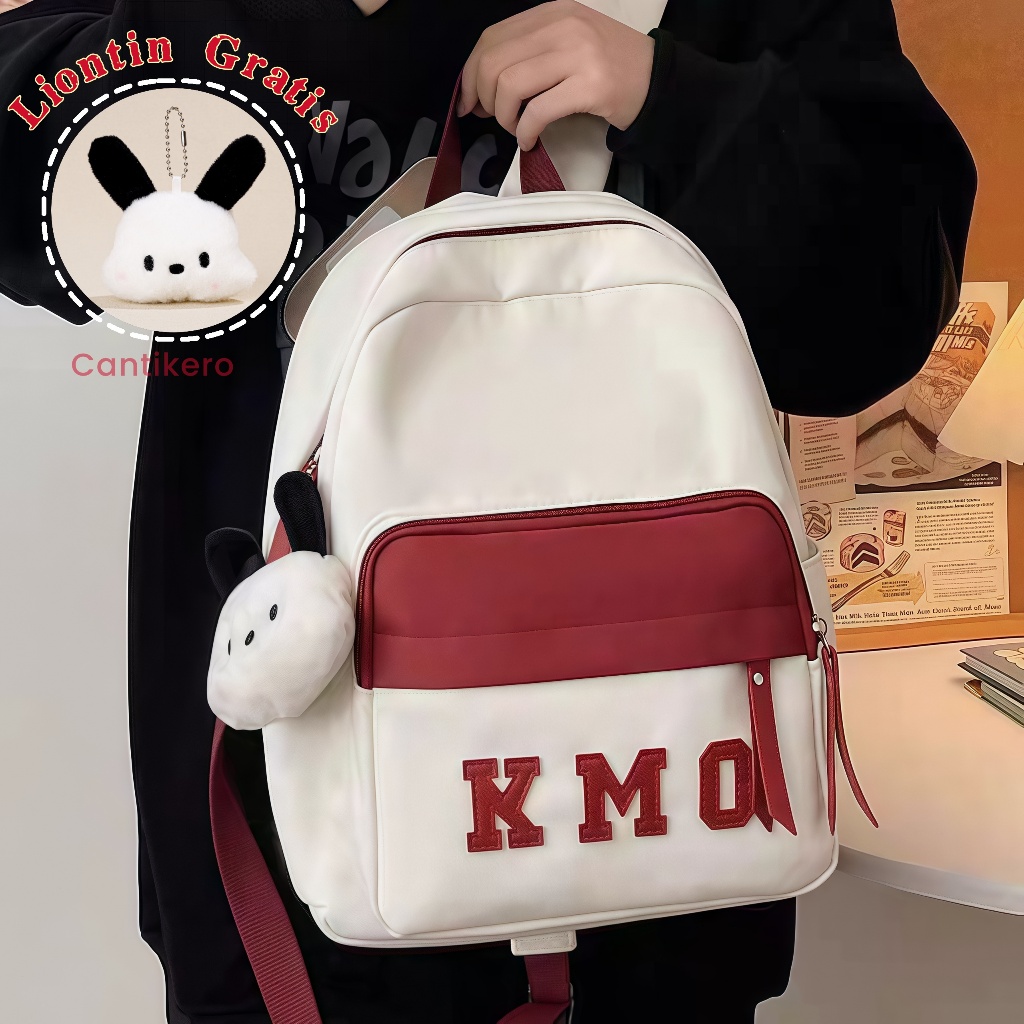 [Liontin Gratis ] Tas Ransel Kecil Lucu Tas Sekolah Korea Siswa Perempuan Tas ransel sekolah Aesthet