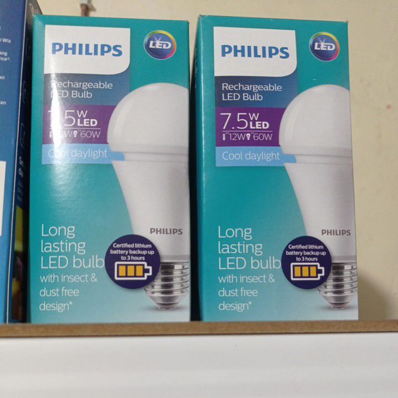 PHILIPS RECHARGEABLE LED BULB 7.5Watt