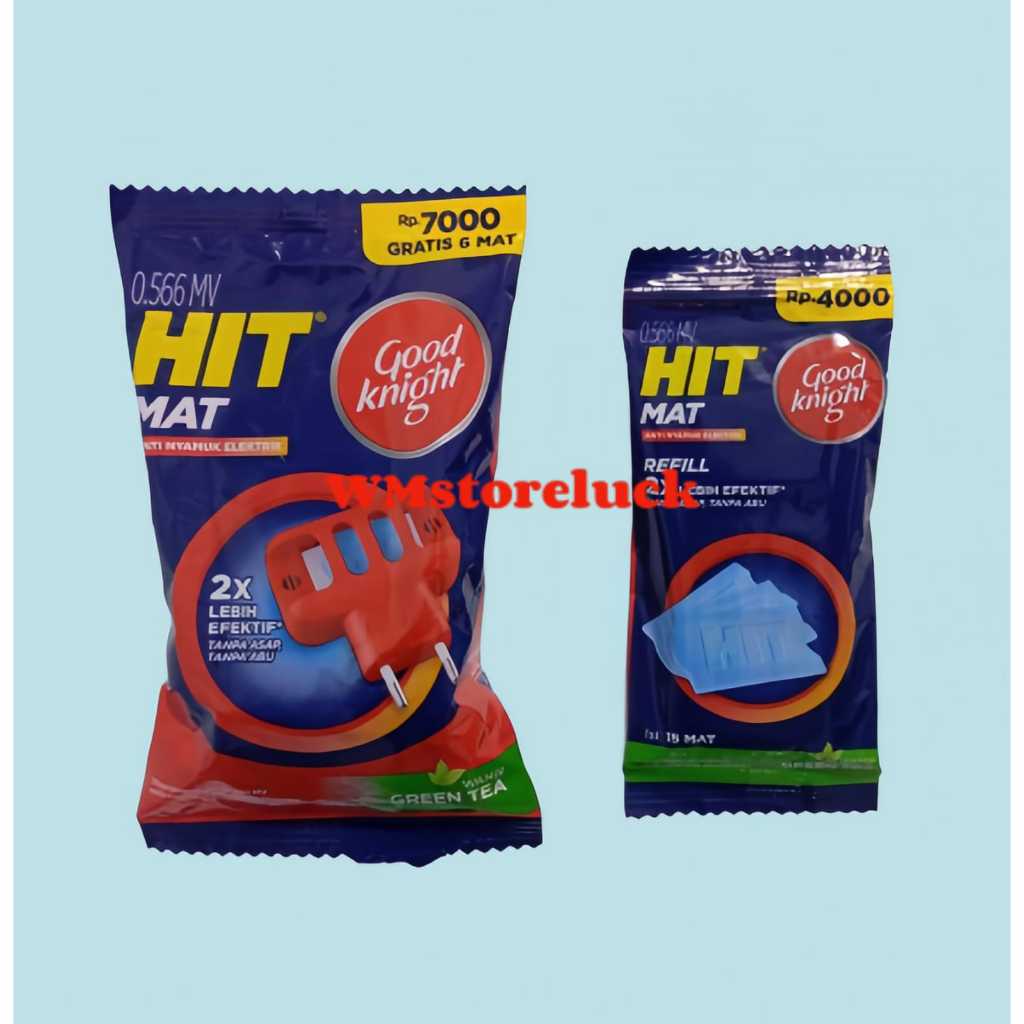 HIT MAT ANTI NYAMUK ELEKTRIK/obat nyamuk kepingan electric Refill dan alat tanpa kabel tanpa asap da