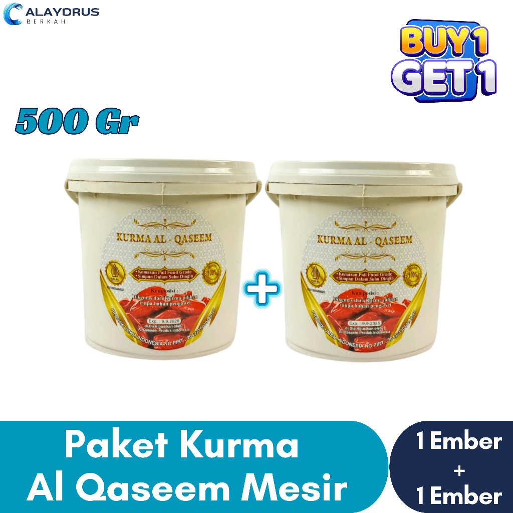 

Paket Bundling Kurma Madu Mesir Al Qassim 2 Ember 500Gr Murah Asli Korma Oleh Oleh Haji & Umroh Arab