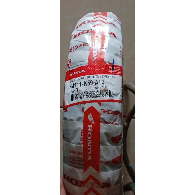 BAN DEPAN MATIC 80/90-14 FEDERAL TUBELES