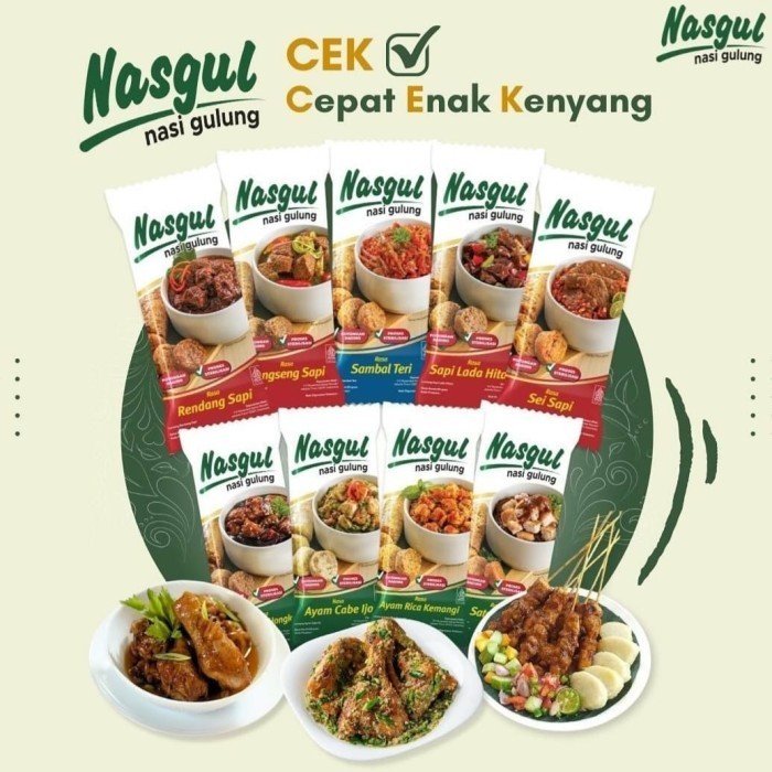 

Nasgul Nasi Gulung Siap Makan Siap Santap 80gr