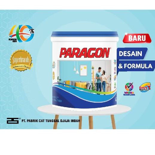 CAT TEMBOK PARAGON MIXING 1KG WARNA PASTEL