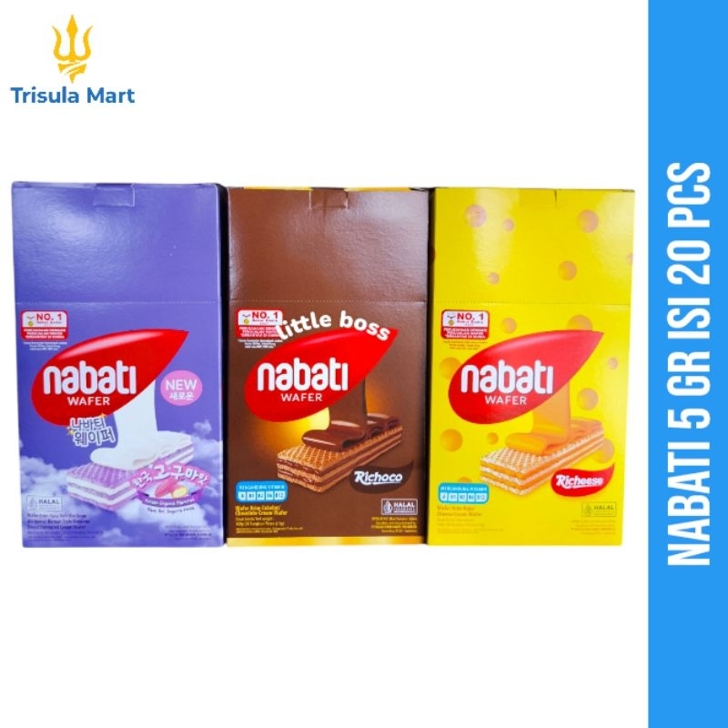 

Nabati Wafer Isi 20 Pack