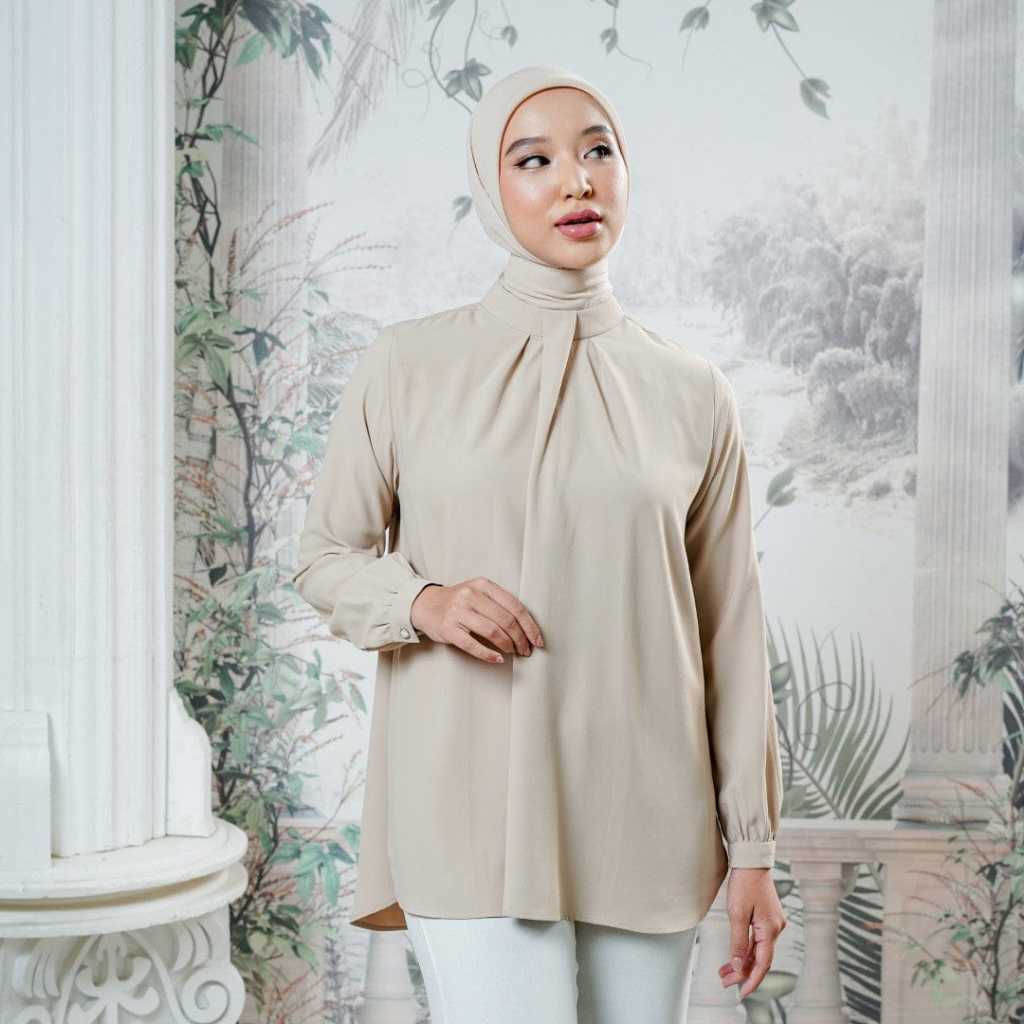 Zoya IXORA Blouse - Atasan Wanita Wudhu Friendly - Bahan Soft Polyester