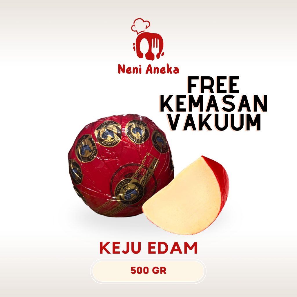 

Keju Edam Ayam Emas (Repack) / Keju Apel - 500gr