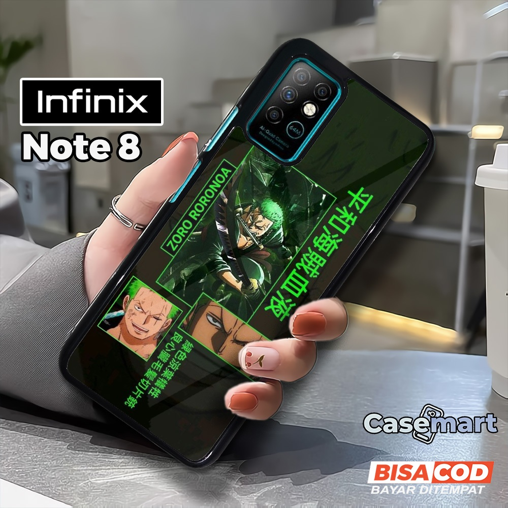 Case INFINIX NOTE 8 Casing INFINIX NOTE 8 [ZORO] Case Glossy Case Aesthetic Custom Case Anime Case H