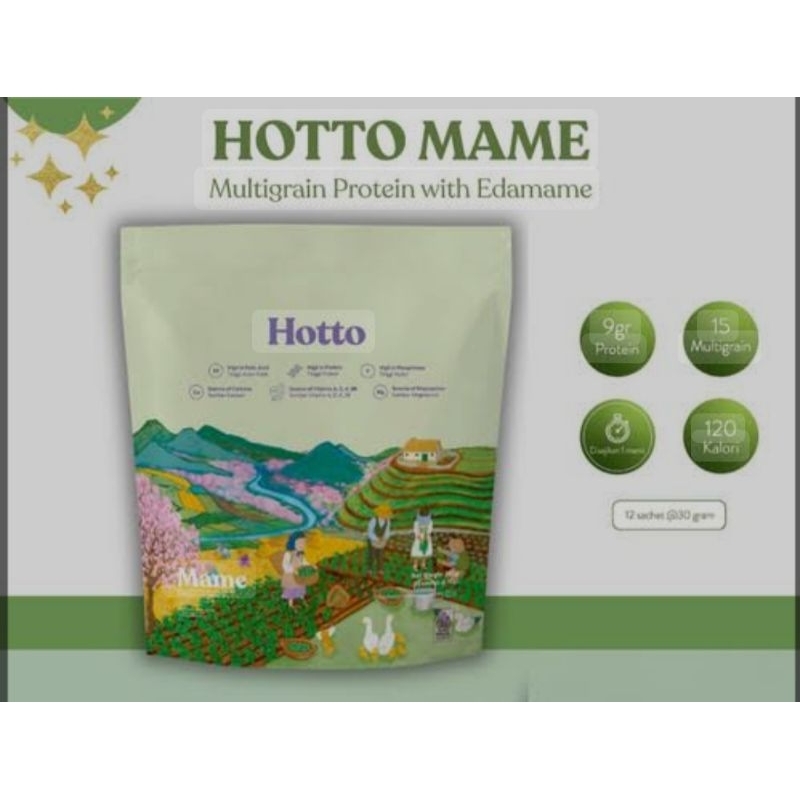 

Hotto Mame 1 pouch (isi 12 sachets)