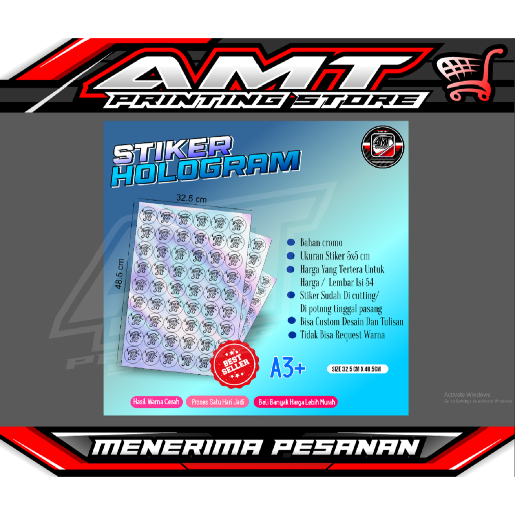 

Stiker Hologram Label Tank You - Ukuran 5x5 Cm Bisa Berubah Warna Seperti Warna - Bisa custom
