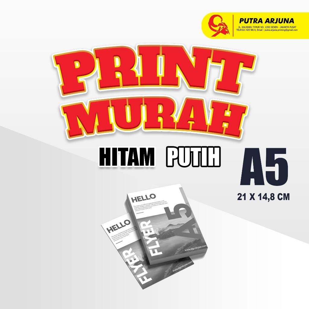 

Print A5 Murah Hitam Putih Bahan Fancy Buffalo,Linen,&Jasmine