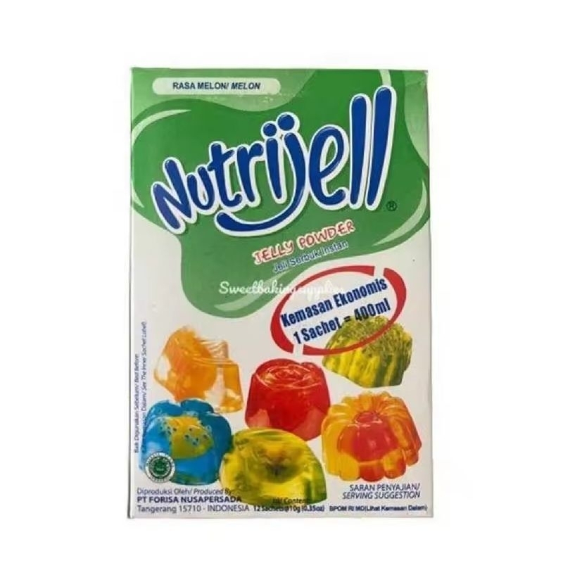 

Nutrijell Jelly powder instans all varian kemasan ekonomis 10g