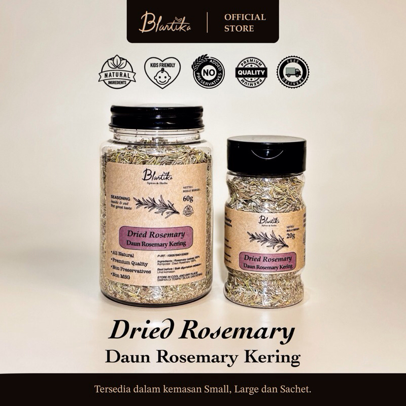 

Blantika - Daun Rosemary Kering / Dried Rosemary Leaves