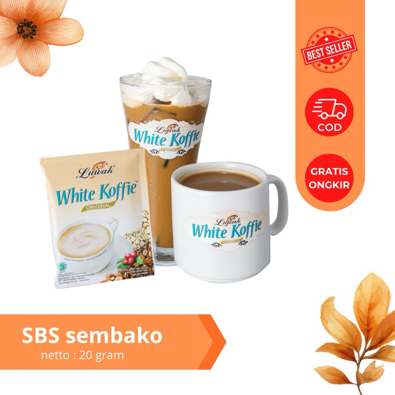 

Luwak White Koffe 1 renceng/ 10 sachet kemasan 20g