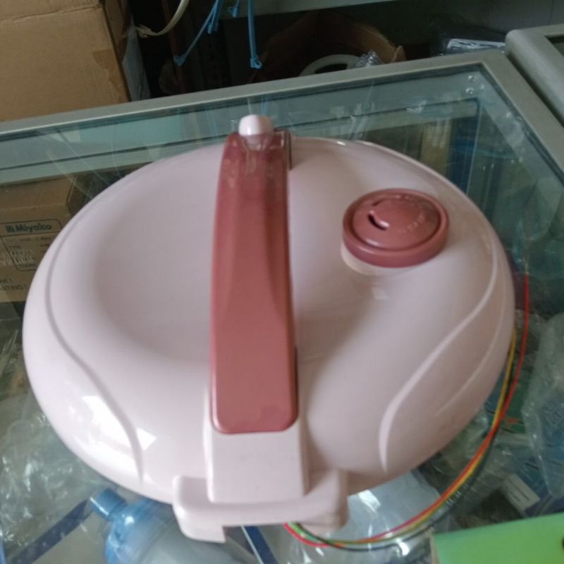TUTUP ATAS MAGIC COM MIYAKO MCM18BH DAN MCM18BHB LENGKAP ELEMEN PEMANAS ATAS + SEAL KARET ASLI KUALI