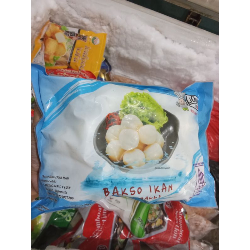 

Lichuan Bakso Ikan 500gr / Fish Ball impor 500gr