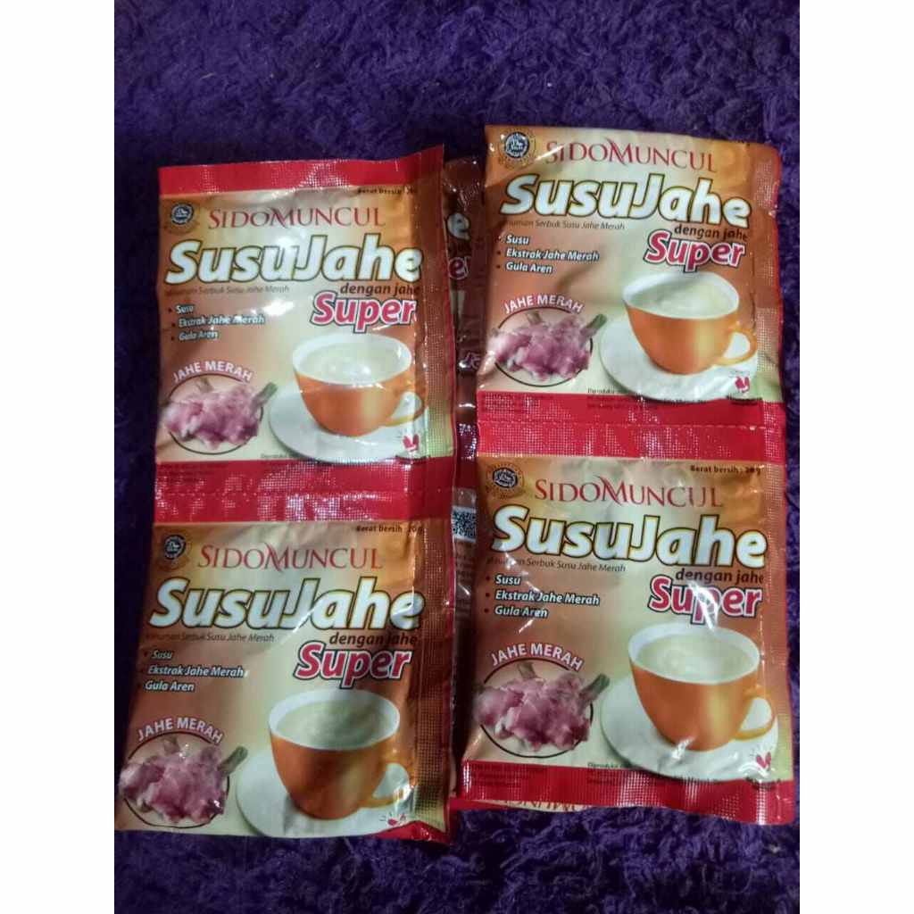 

Susu Jahe Sidomuncul 1 pack 10 sashet
