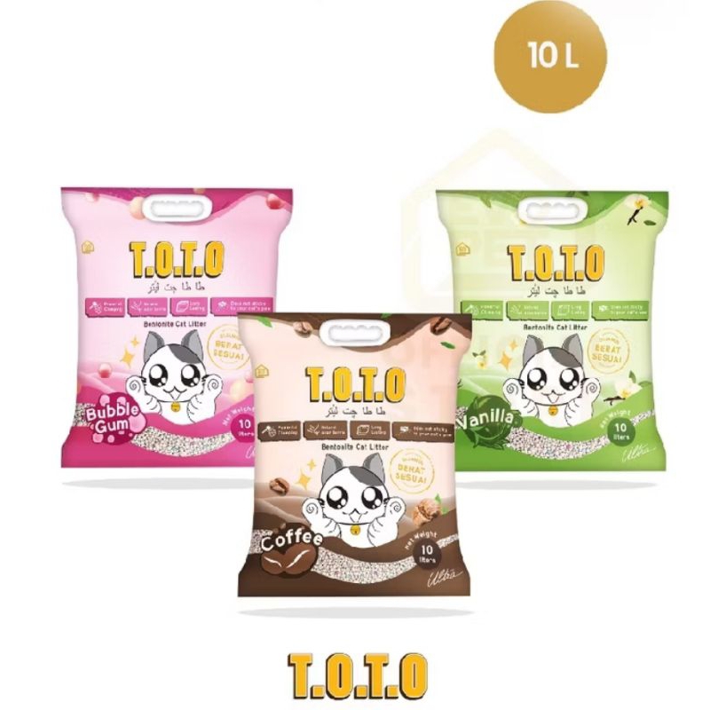 Pasir Kucing Baim Wong TOTO Cat Litter 10L