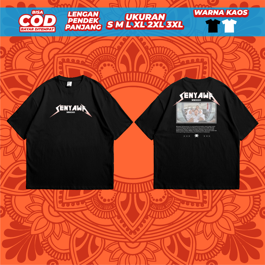 Kaos Pria Senyawa Baju Distro Tshirt Murah