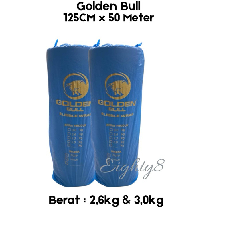 

Bubble Wrap Golden Bull 3kg dan 2,6kg