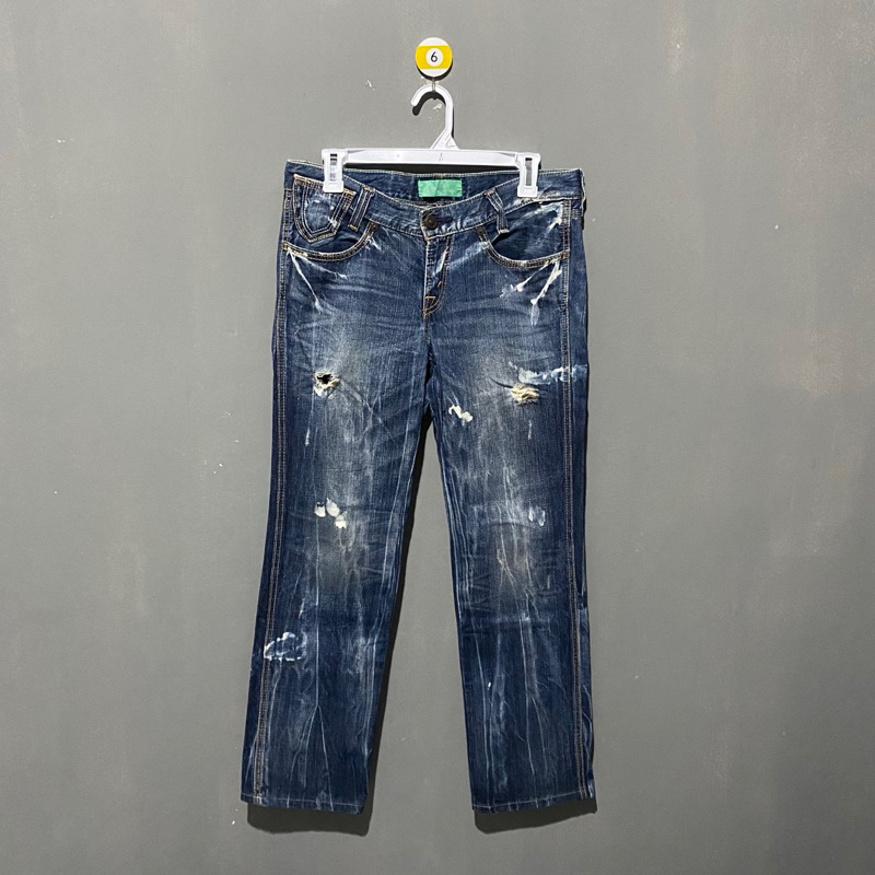 Celana Jeans Fading Petir Gacor