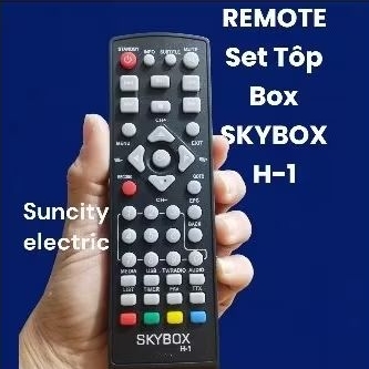 REMOT REMOTE STB SKYBOX H-1 SET TOP BOX  DIGITAL  TANPA SETTING