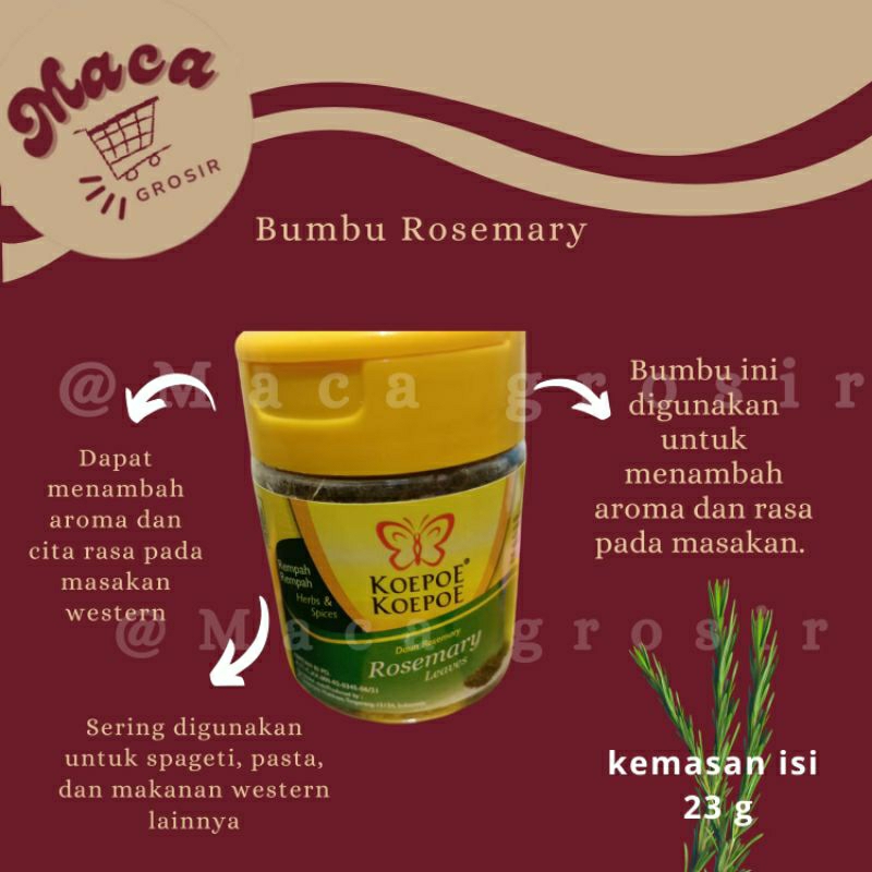 

Rosemary 23gr koepoe koepoe