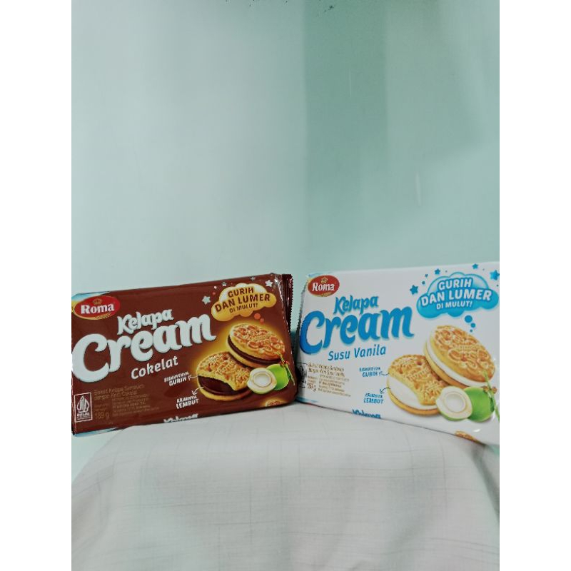 

Roma Kelapa Cream Cokelat Sushi Vanila