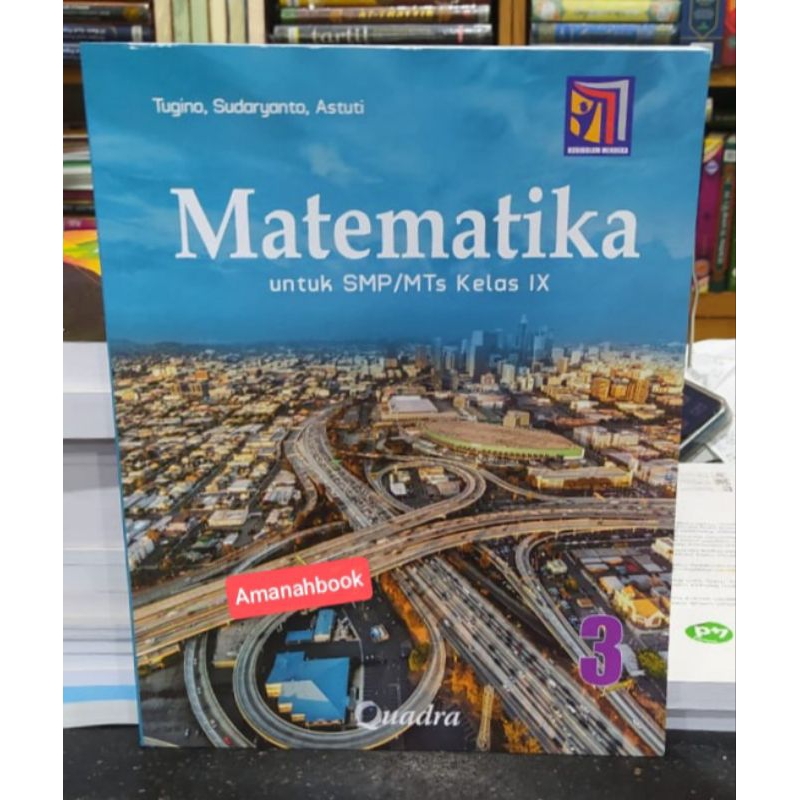Buku Matematika SMP Kelas 9 Kurikulum Merdeka Quadra