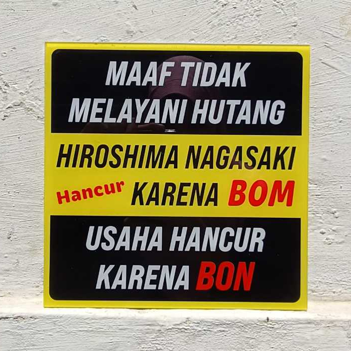 

PAPAN AKRILIK dan STIKER,TIDAK MELAYANI HUTANG ATAU KAS BON, AKRILIK CUSTOM, FREE DESAIN ( A190 )