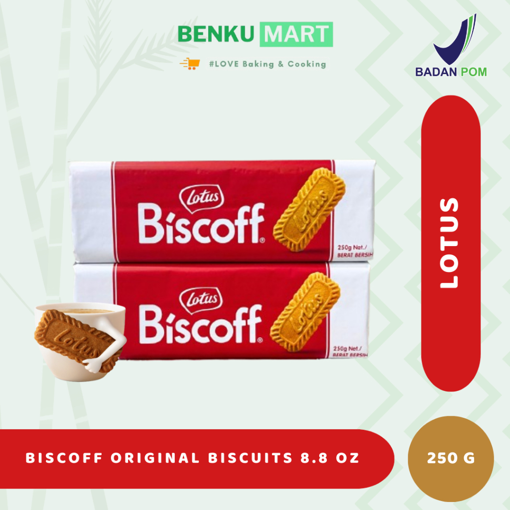 

Biscuit Lotus Biscoff 250 gram | Biskuit Biskof Penghias Kue
