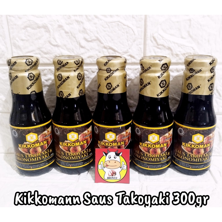 

KIKKOMAN SAUS TAKOYAKI&OKONOMIYAKI KEMASAN 300GR-FROZEN FOOD-BRONTZ JOGJA