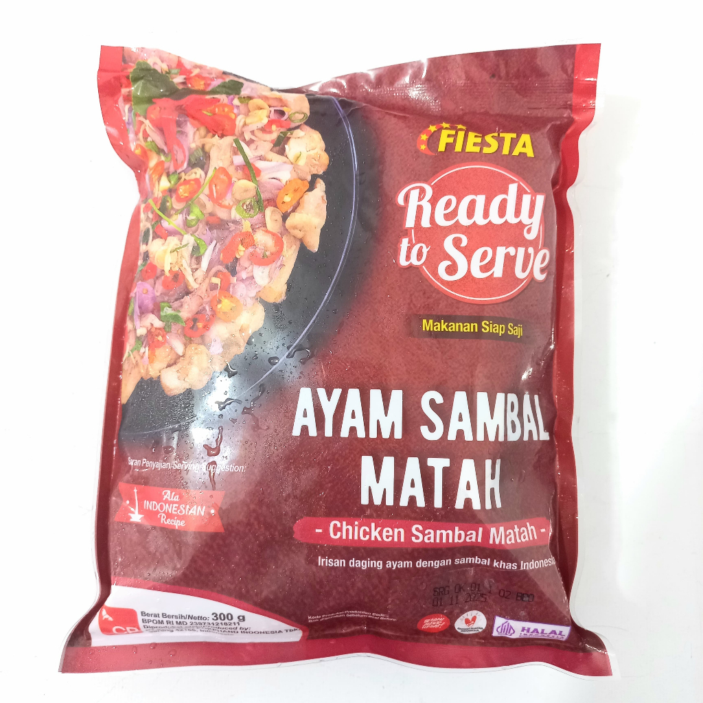 

Fiesta RTS Chicken Sambal Matah 300gr - Ayam Sambal Matah