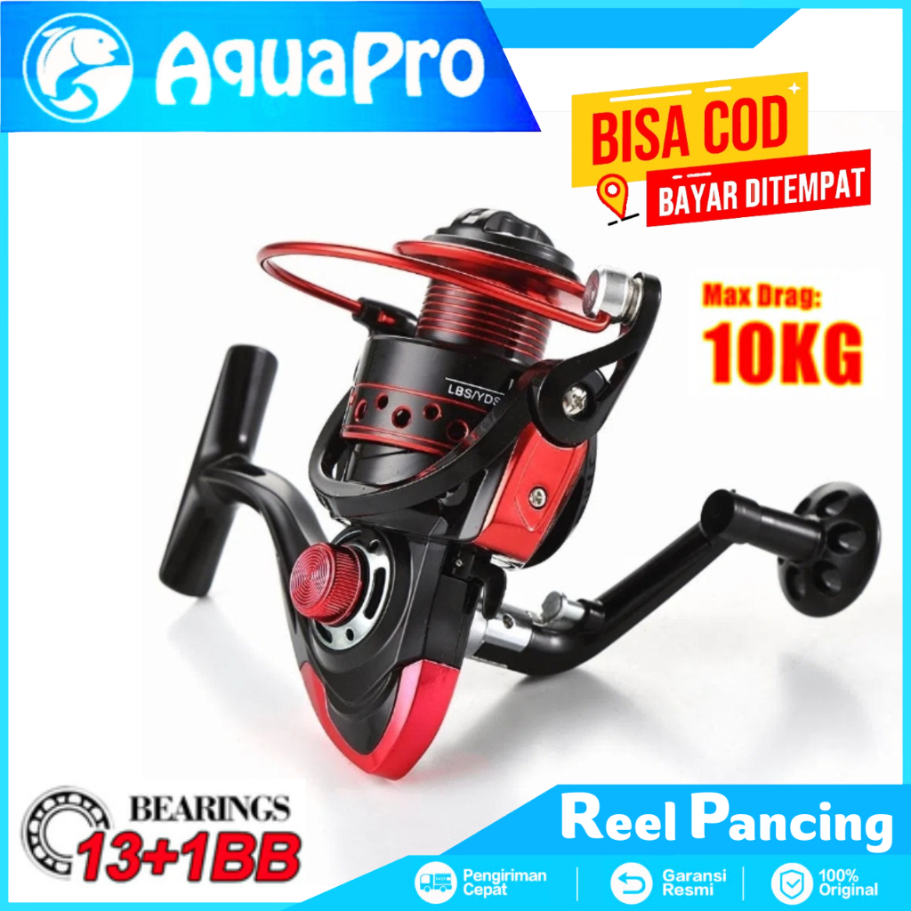 Aquapro -Reel Pancing Spinning Series DM1000 Reel Pancing Putar Rell Rill Pancing Katrol Kerekan