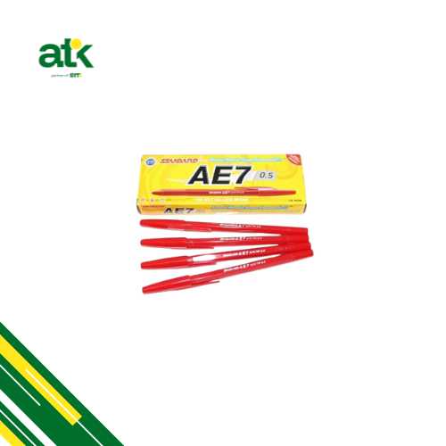 

Ballpoint Standard AE7 Medium Merah