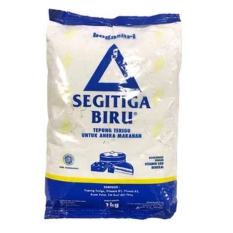 

Tepung Terigu Segitiga Biru - Cakra Kembar - Lencana Merah 1kg | Tepung Terigu 1 Kg