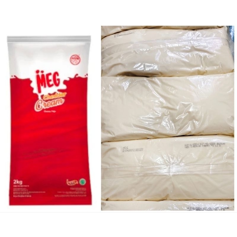 

Meg Chedar Cream curah 500gr/chedar leju Meg/Meg keju chedar