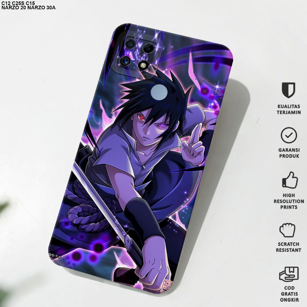 Case Realme Narzo 20/Narzo 30A - Softcase Realme Narzo 20/30A - Softcase Procamera Motif Naruto - Ca