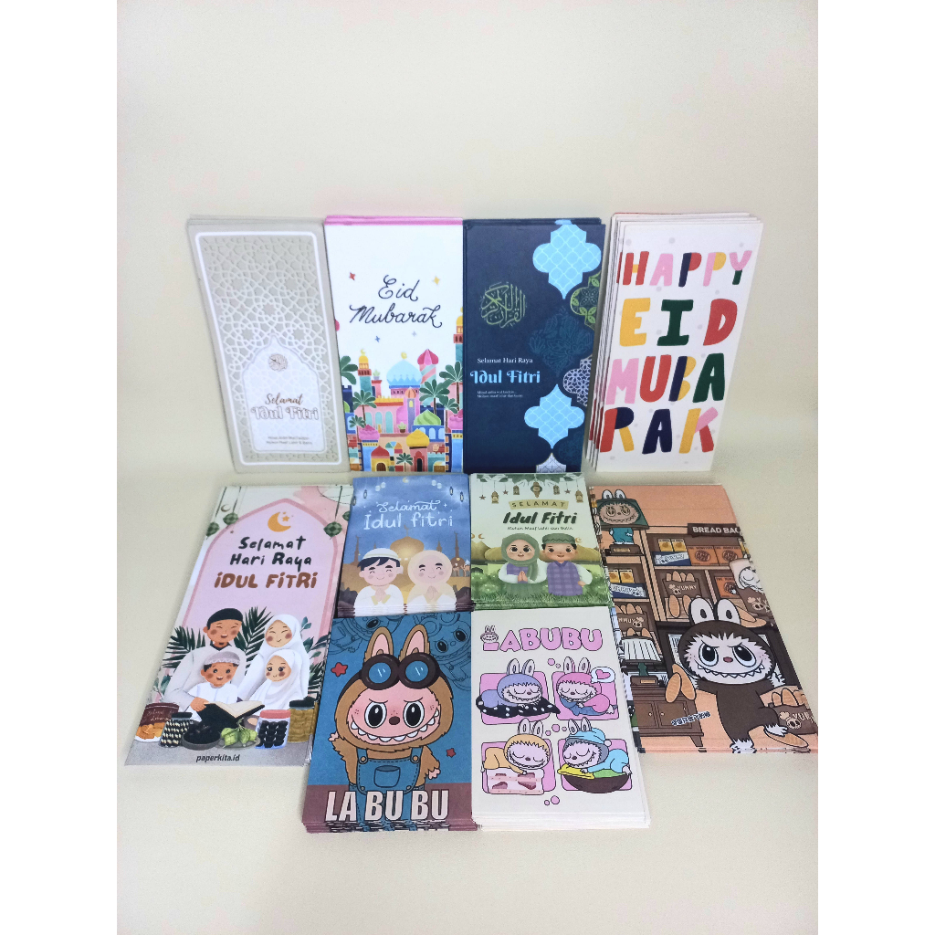 

Amplop Lebaran Idul Fitri 2025 Mix 5 pcs Kualitas Premium