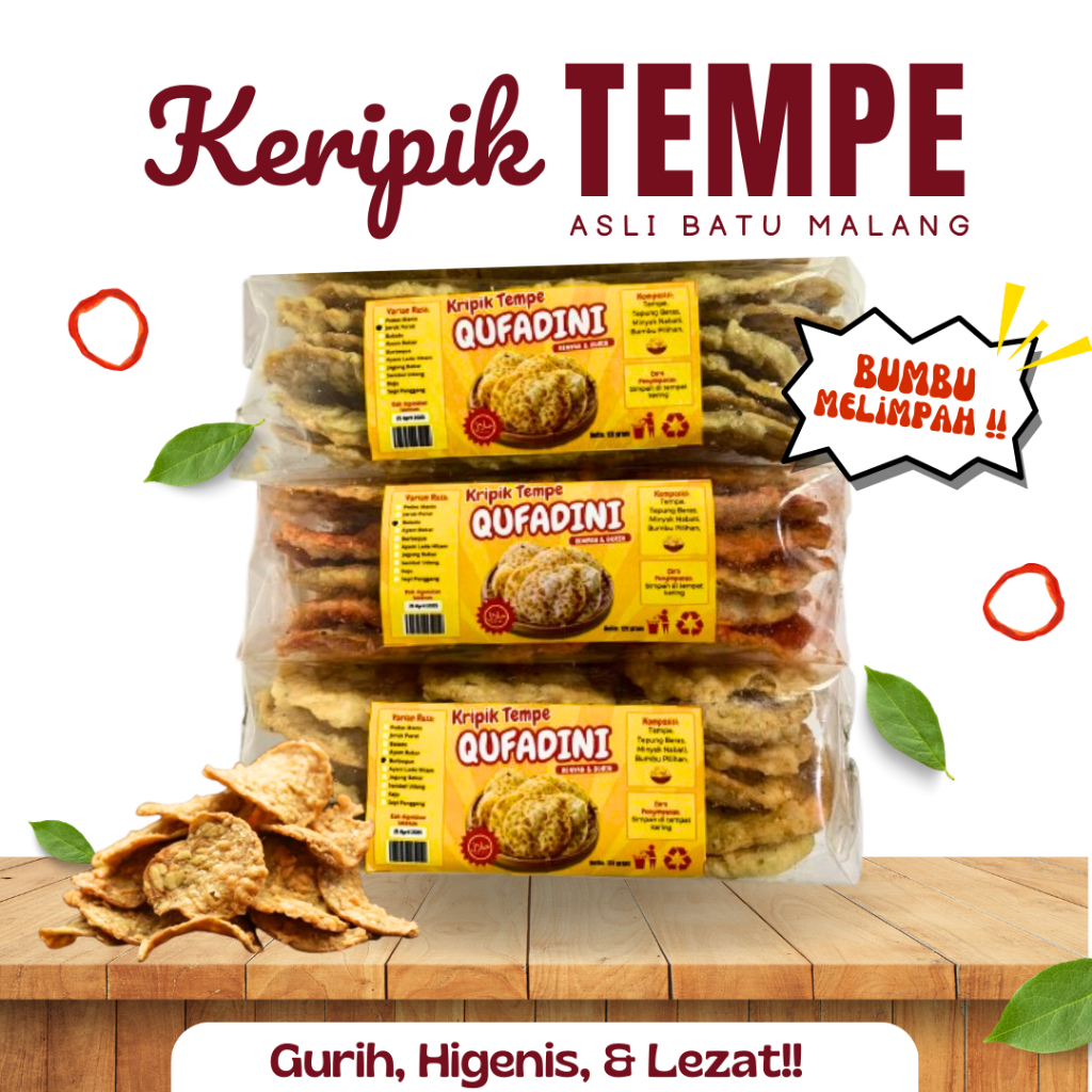 

Keripik Tempe Khas Malang | Camilan Tempe Krispi | Murah | Rasanya Enak