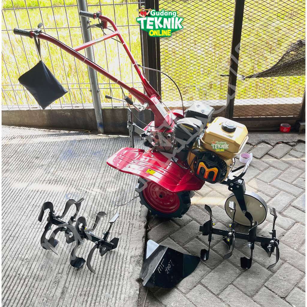 MAESTRO Mesin Traktor Mini Cultivator MAESTRO KB100T VBELT / Mesin Bajak Sawah Basah Kering Pembajak