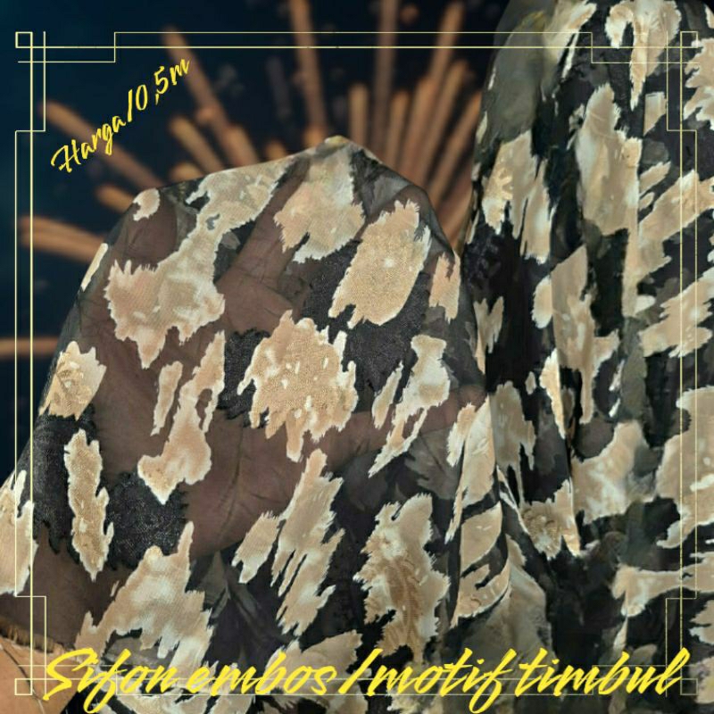 KAIN SIFON RUBIAH MOTIF MACAN - KAIN SIFON URAGIRI MOTIF MACAN - KAIN MOTIF LEOPARD - KAIN SIFON MOT