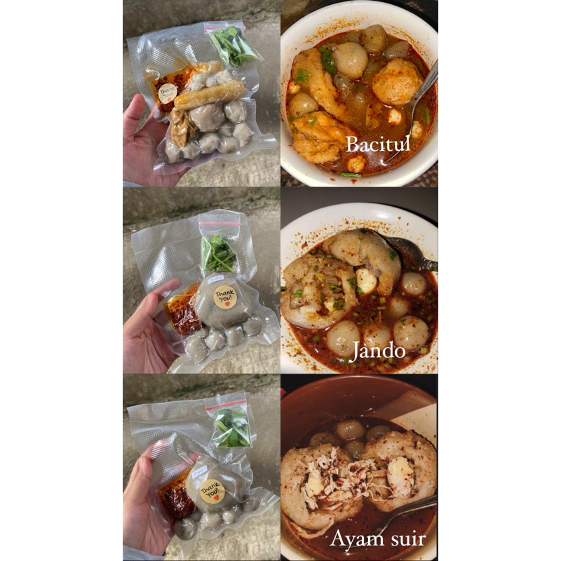 cilok jumbo/ bacitul/ cilok isi ayam/ baso aci