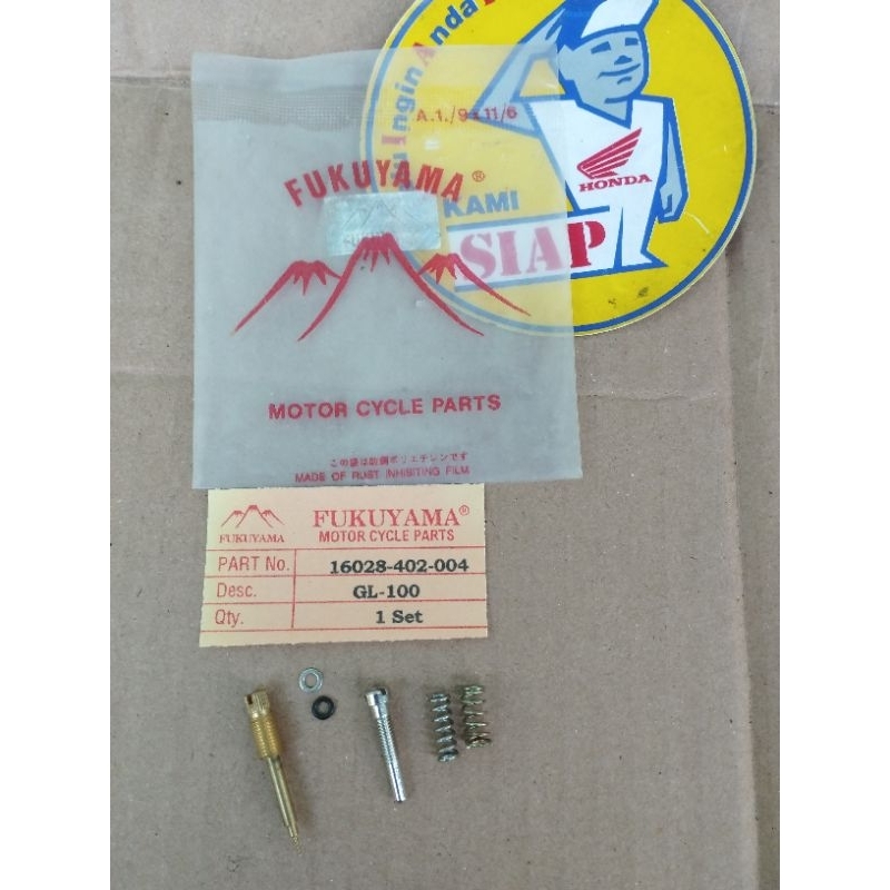 Jarum Spuyer Setelan Angin Gas Karburator Karbu Rator Honda Gl100 Gl125 Gl 100 Gl 125 Cg110 Cg125 Cg