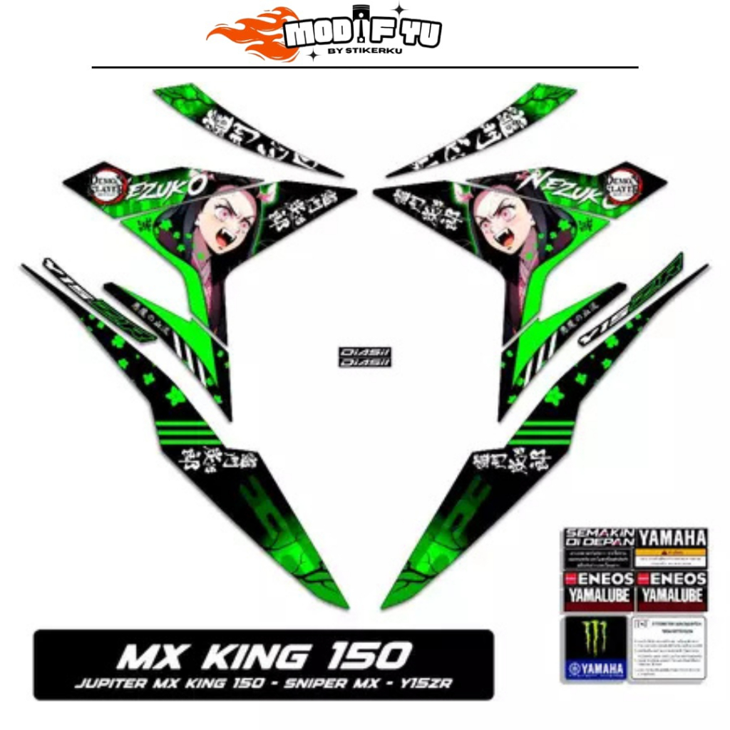 STRIPING MX KING 150 MOTIF Y15ZR ANIME 13 / YAMAHA SNIPER 150 MXi / STICKER MX KING / STIKER MX KING